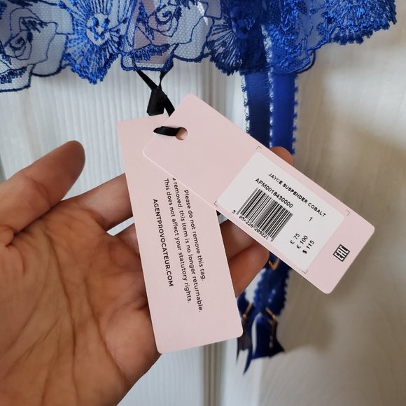 Agent Provocateur NWT - Jayce Suspender in Cobalt | Size 1 - Picture 6 of 11